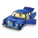 Mercedes 300 SE with Open Boot icon